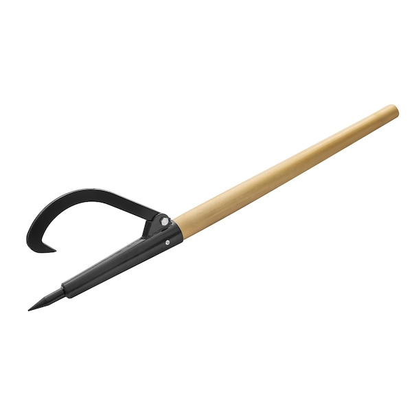 49-Inch Log Peavey And Cant Hook Tool With Wood Handle